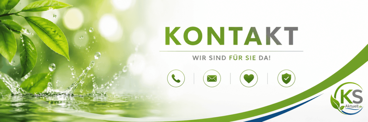 Headerbanner der Kontaktseite mit einer Braunglasflasche Silverlin® Kolloidales Silber vor hellem, aufgeräumtem Hintergrund.