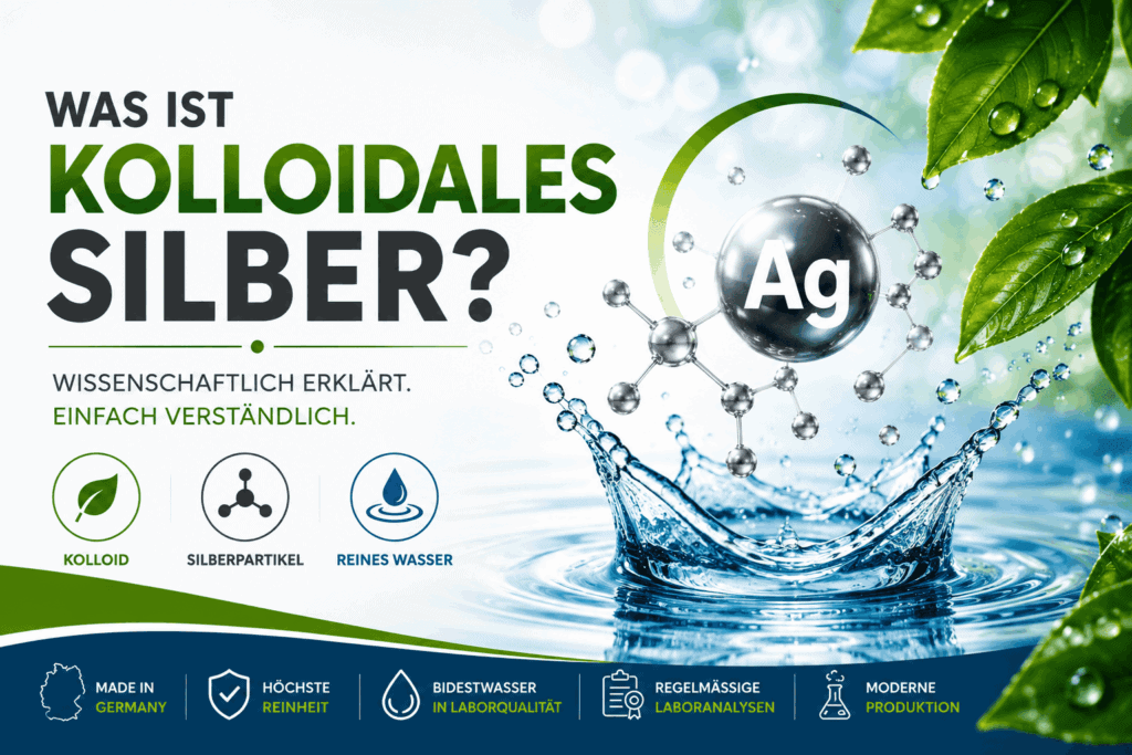 Anschauliche Erklärung und Übersicht: Was ist Silverlin Kolloidales Silber